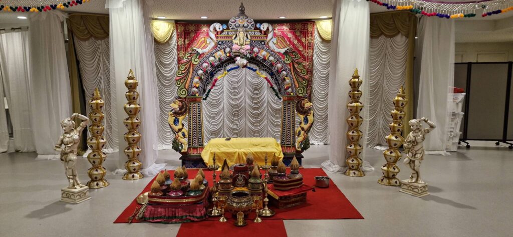 சிவசுப்ரமணியர்ஆலய திருமணமண்டபம் நாளைய திருமணத்திற்குதயார் நிலையில் 12.04.2026