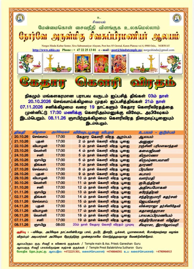 கேதார கௌரி விரதம்